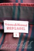 画像3: Vivienne Westwood / フロントフリルチェックシャツ 3 緑ｘ赤  H-24-11-24-015-bl-OD-ZH (3)