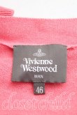 画像3: Vivienne Westwood MAN / オーブ刺繍フロントロングカーディガン 46 ピンク  H-24-12-01-023-to-IN-ZH (3)