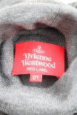 画像3: Vivienne Westwood / オーブ刺繍タートルネックニット 01 灰  H-24-12-01-029-to-IN-ZH (3)