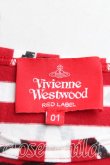 画像3: Vivienne Westwood / スクリブルハートボーダーTシャツ 00 赤  H-24-12-15-040-ts-IN-ZH (3)