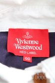 画像3: Vivienne Westwood / オーブワッペンラガーシャツ 00 赤×紺  H-24-12-15-045-to-IN-ZH (3)