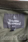 画像3: Vivienne Westwood MAN / 2トーンベロア トライアングル長袖Tシャツ 46 茶  H-24-12-22-060-to-OD-ZH (3)