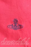 画像5: Vivienne Westwood / ラインオーブ刺繍Tシャツ  赤  H-25-01-05-010-ts-OD-ZH (5)