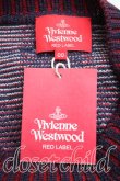 画像3: Vivienne Westwood / チェックニットベスト 00 赤×青  H-25-01-19-041-to-IN-ZH (3)