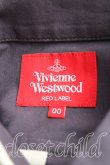 画像3: Vivienne Westwood / ホース&ライオンシャツ 00 ベージュ×紺  H-25-01-19-065-bl-IN-ZH (3)