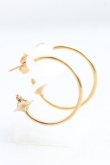 画像2: Vivienne Westwood / ROSEMARY SMALL EARRINGS  ゴールド  H-25-01-19-099-er-IN-ZH (2)