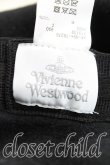 画像4: Vivienne Westwood / ハート&オーブ刺繍ウールベレー帽  黒  H-25-01-19-115-gd-IN-ZH (4)