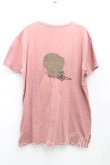 画像2: ヴィヴィアンウエストウッド MAN / スカルTシャツ L ピンク  H-25-01-26-018-ts-OD-ZH (2)