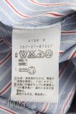 画像4: ヴィヴィアンウエストウッド 中古 / ストライプトルネードシャツ 2 青  H-25-02-23-009-bl-OD-ZH (4)