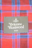 画像3: 【SALE】【10%OFF】Vivienne Westwood MAN / スモーキーチェックロングシャツ   レッド  I-23-10-25-007-bl-HD-ZI (3)