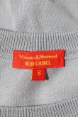 画像3: Vivienne Westwood / カラーオーブ刺繍ラウンドニット    S サックス  I-24-01-13-023-to-HD-ZI (3)