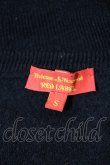 画像3: Vivienne Westwood / カラーオーブ刺繍ラウンドニット    S 黒  I-24-01-13-024-to-HD-ZI (3)