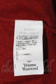 画像4: Vivienne Westwood / カラーオーブ刺繍半袖ニット    M ボルドー  I-24-01-24-005-ts-HD-ZI (4)