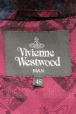 画像3: Vivienne Westwood MAN / コクーンダッフルコート  ボルドーXネイビー  I-24-02-17-022-co-HD-ZI (3)