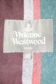 画像3: Vivienne Westwood MAN / /ストライプジャケット  ボルドーXグレーXグリーン  I-24-02-17-028-to-HD-ZI (3)