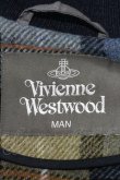 画像3: Vivienne Westwood MAN / ケープコート  ブルーチェック  I-24-02-17-021-co-HD-ZI (3)