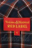 画像3: Vivienne Westwood / チェックナナメシャツ 1 ネイビーＸ赤チェック  I-24-04-20-001-bl-HD-ZI (3)