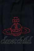 画像4: Vivienne Westwood / 裾オーブ刺繍フレアスカート 2 黒ｘ赤  I-24-04-20-024-sk-HD-ZI (4)