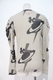 画像2: Vivienne Westwood / シースルーライトニングオーブTシャツ 00 ベージュ  I-24-06-26-007-ts-HD-ZI (2)