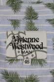 画像3: Vivienne Westwood MAN / ヤシノ木風シャツ 46 青ｘ緑ｘ茶  I-24-07-31-030-bl-HD-ZI (3)