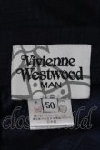 画像3: Vivienne Westwood MAN / サイドボタン&チェックパンツ 50 黒Ｘ青  I-24-07-31-055-pa-HD-ZI (3)