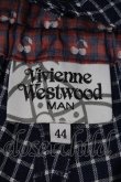 画像3: Vivienne Westwood MAN / チェックカンガルーパンツ(44サイズ) 44 青Ｘ白チェック  I-24-07-31-058-pa-HD-ZI (3)