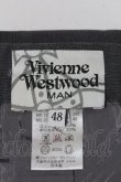 画像3: Vivienne Westwood MAN / ストライプ風パンツ 48 グレー  I-24-07-31-060-pa-HD-ZI (3)