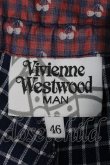 画像3: Vivienne Westwood MAN / チェックカンガルーパンツ(46サイズ) 46 青Ｘ白チェック  I-24-07-31-064-pa-HD-ZI (3)