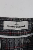 画像3: Vivienne Westwood MAN / Drunken トラウザーズパンツ 44 グレー黒チェック  I-24-07-31-065-pa-HD-ZI (3)