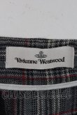 画像4: Vivienne Westwood MAN / Drunken トラウザーズパンツ 44 グレー黒チェック  I-24-07-31-065-pa-HD-ZI (4)