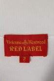 画像3: Vivienne Westwood / 単色オーブ刺繍ポロ風ジャケット 2 白Ｘ赤  I-24-07-31-001-jc-HD-ZI (3)