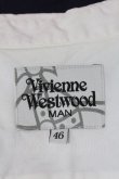 画像3: Vivienne Westwood MAN / 切リ替エシャツ 46 ホワイト×ライトブルー×ネイビー  I-24-08-14-003-bl-HD-ZI (3)