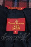 画像3: Vivienne Westwood / タータンチェックラブジャケット 1 赤チェック  I-24-08-14-005-jc-HD-ZI (3)