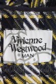 画像3: Vivienne Westwood MAN / ファンシーツイードケープコート  黒ＸイエローＸ白  I-24-08-30-024-co-HD-ZI (3)