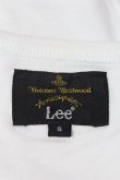 画像3: Vivienne Westwood Anglomania and Lee / ガールpt Tシャツ S 白Ｘ黒  I-24-09-18-005-to-HD-ZI (3)