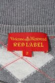 画像3: Vivienne Westwood / 単色オーブ刺繍アーガイル半袖ニットトップス 2 グレーＸ白チェック  I-24-09-18-008-to-HD-ZI (3)