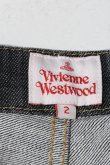 画像3: Vivienne Westwood / ラメステッチオーブ刺繍ポケットデニムパンツ 2 黒デニム  I-24-09-18-024-pa-HD-ZI (3)