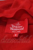 画像3: Vivienne Westwood / 単色オーブ刺繍ニットカーディガン M 赤  I-24-12-18-015-to-HD-ZI (3)