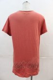 画像2: Vivienne Westwood / MOON柄Tシャツ 2 オレンジＸネイビー  I-24-12-18-017-to-HD-ZI (2)