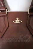 画像2: 【SALE】【10%OFF】Vivienne Westwood / /ヌーロック横型トートバッグ   ブラウン  O-23-10-29-024-ba-IG-ZH (2)