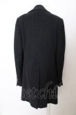 画像5: 【SALE】【20%OFF】Vivienne Westwood MAN / クレイジーストライプウールシングルコート    46 ネイビー  O-23-10-29-037-co-YM-ZI (5)