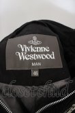 画像7: Vivienne Westwood MAN / /プレーンORB ボアジャケット    46 ブラック  O-23-10-29-012-jc-IG-OS (7)