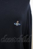 画像2: 【SALE】【10%OFF】Vivienne Westwood MAN / オーブ刺繍ニットトップス    XL ネイビー  O-23-11-26-020-to-YM-ZY (2)