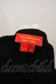 画像5: Vivienne Westwood / /カラーオーブ刺繍七分袖ニット    L ブラック  O-23-11-26-083-to-YM-OS (5)