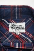 画像4: Vivienne Westwood MAN / オジークラークタータンシャツ    44 ブルーxレッド  O-23-12-24-016-bl-YM-OS (4)