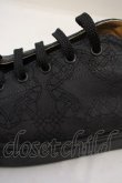 画像2: Vivienne Westwood / /レザー切リ替エキャンバススニーカー    - ブラック  O-23-12-31-014-to-YM-ZH (2)