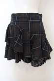 画像3: Vivienne Westwood /タータンフリル変形スカート    3 グレーxネイビーxレッドxホワイト  O-24-01-07-017-sk-YM-OS (3)