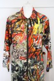 画像2: Vivienne Westwood /graffiti print jumpsuit オールインワン    S/M パターン  O-24-01-21-032-jc-YM-ZH (2)