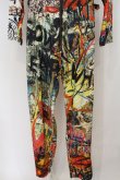 画像3: Vivienne Westwood /graffiti print jumpsuit オールインワン    S/M パターン  O-24-01-21-032-jc-YM-ZH (3)