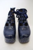 画像2: Vivienne Westwood / エレベーテッドギリーシューズ    36 ネイビー  O-24-01-21-051-sh-YM-ZH (2)